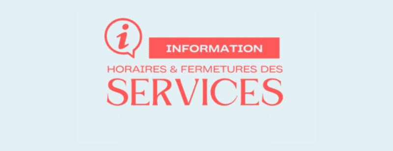 Fermeture des services - WEB