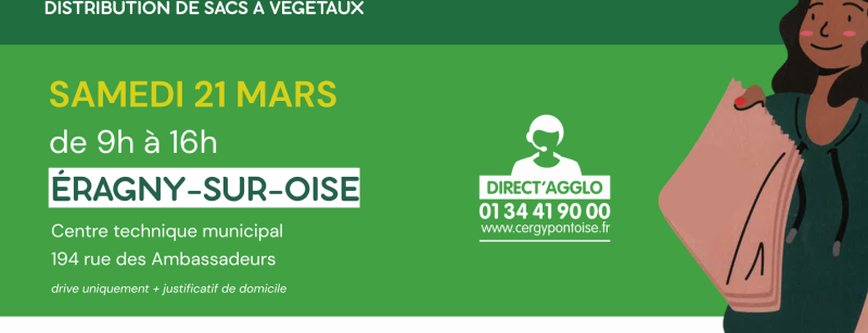 Distribution de sacs à végétaux 2026