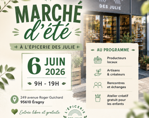 Marché d'été Épicerie des Julie 2026
