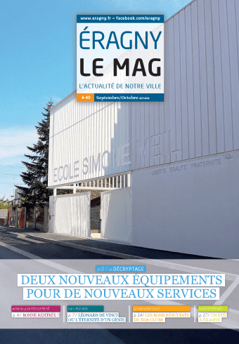 Couverture Eragny le mag N°40 - Ecole Simone Veil